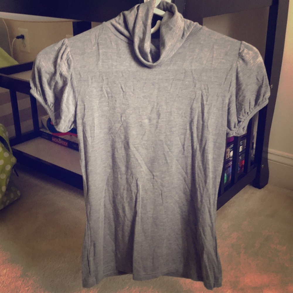 J Crew Turtle Neck Short Sleeve